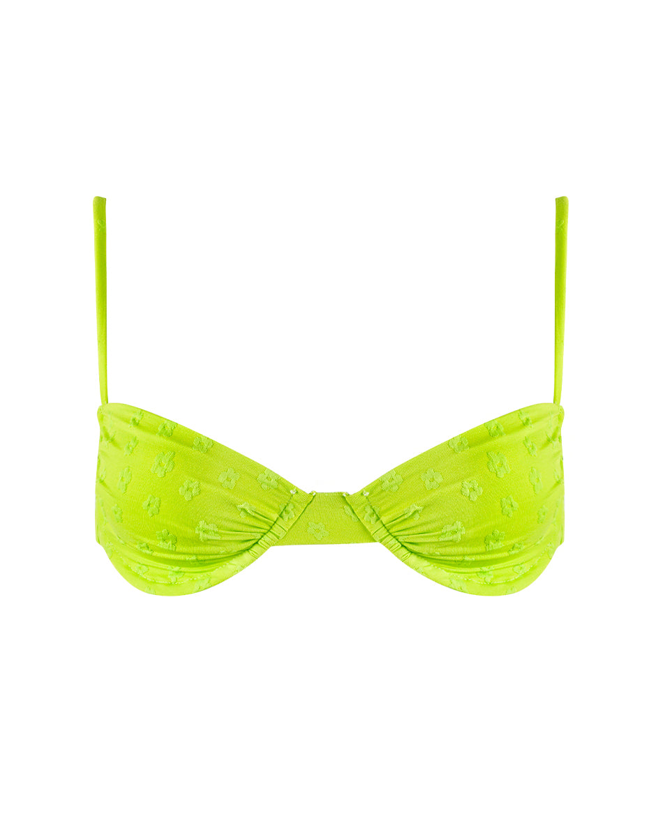 Angra Flower Lime Top
