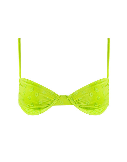 Angra Flower Lime Top