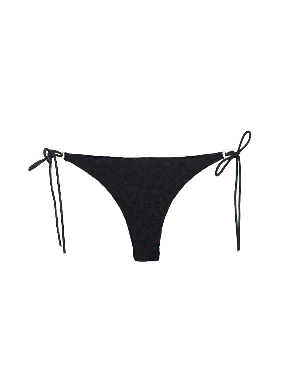 Rio Leopard Black Botton
