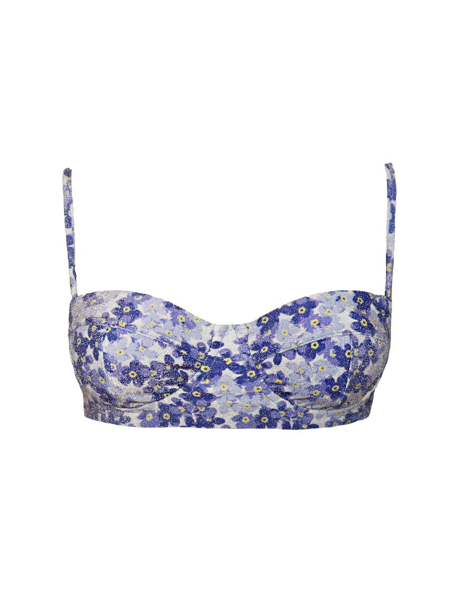 Joa Blue Garden Top