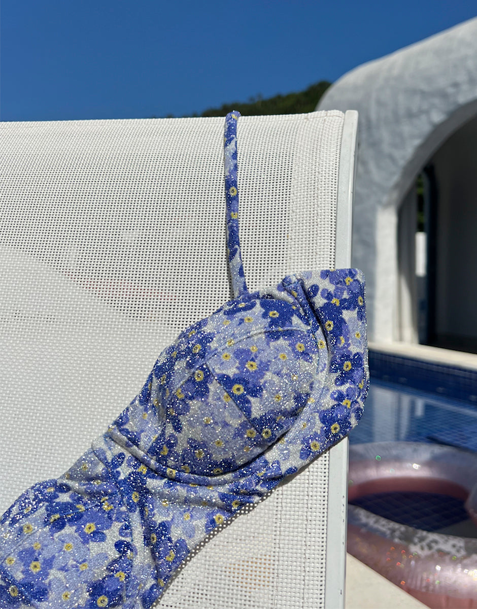 Joa Blue Garden Top