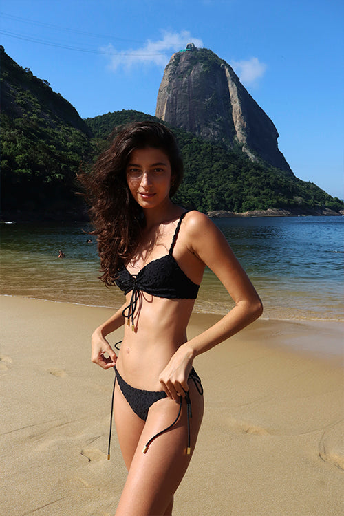 Rio Leopard Black Top